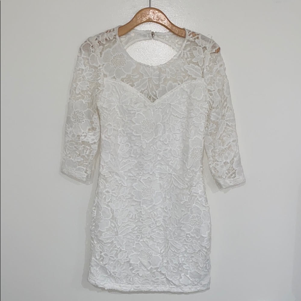 White Lace Dress